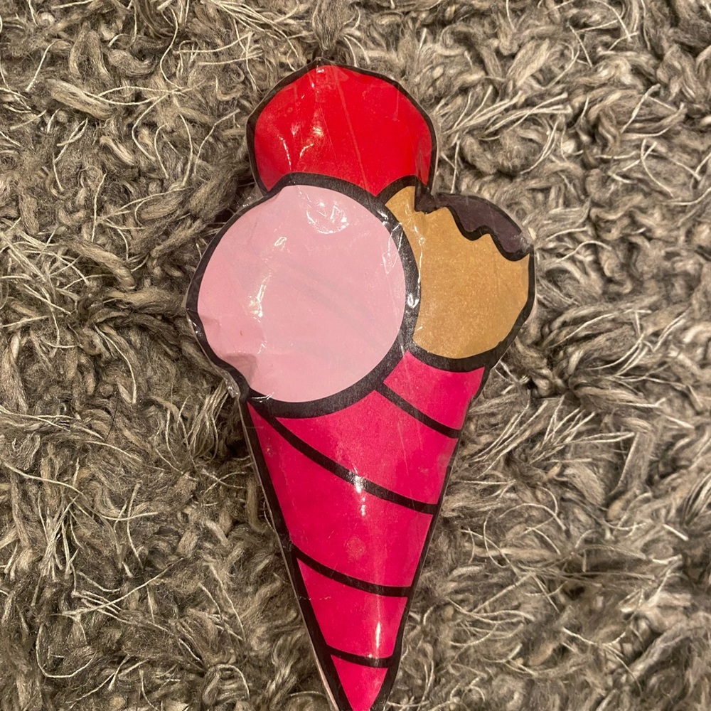 Colorful Ice Cream Cone Paper Squishy